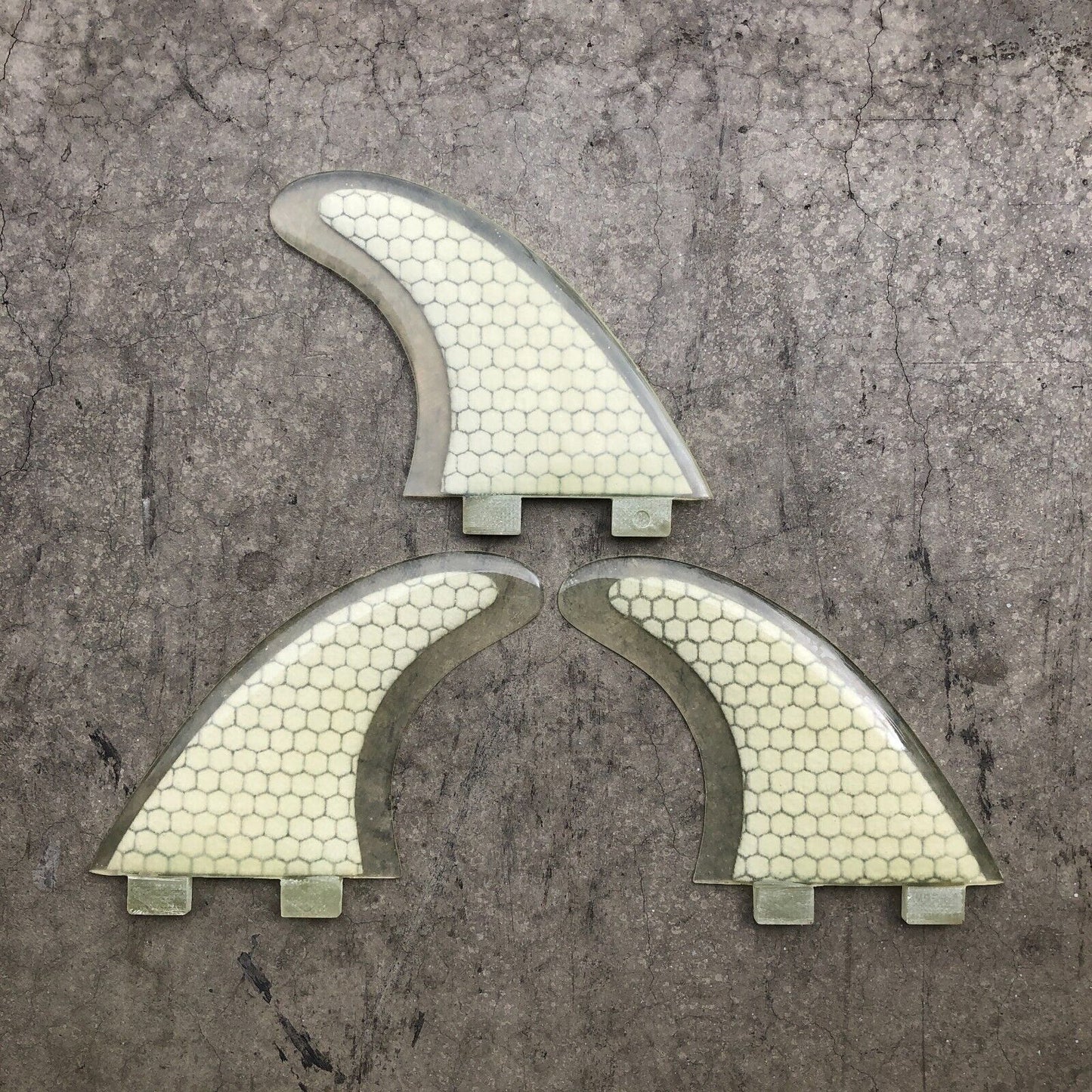 FCS1 Honeycomb Performance Glass Thruster Fins 4.44" x 4.38"