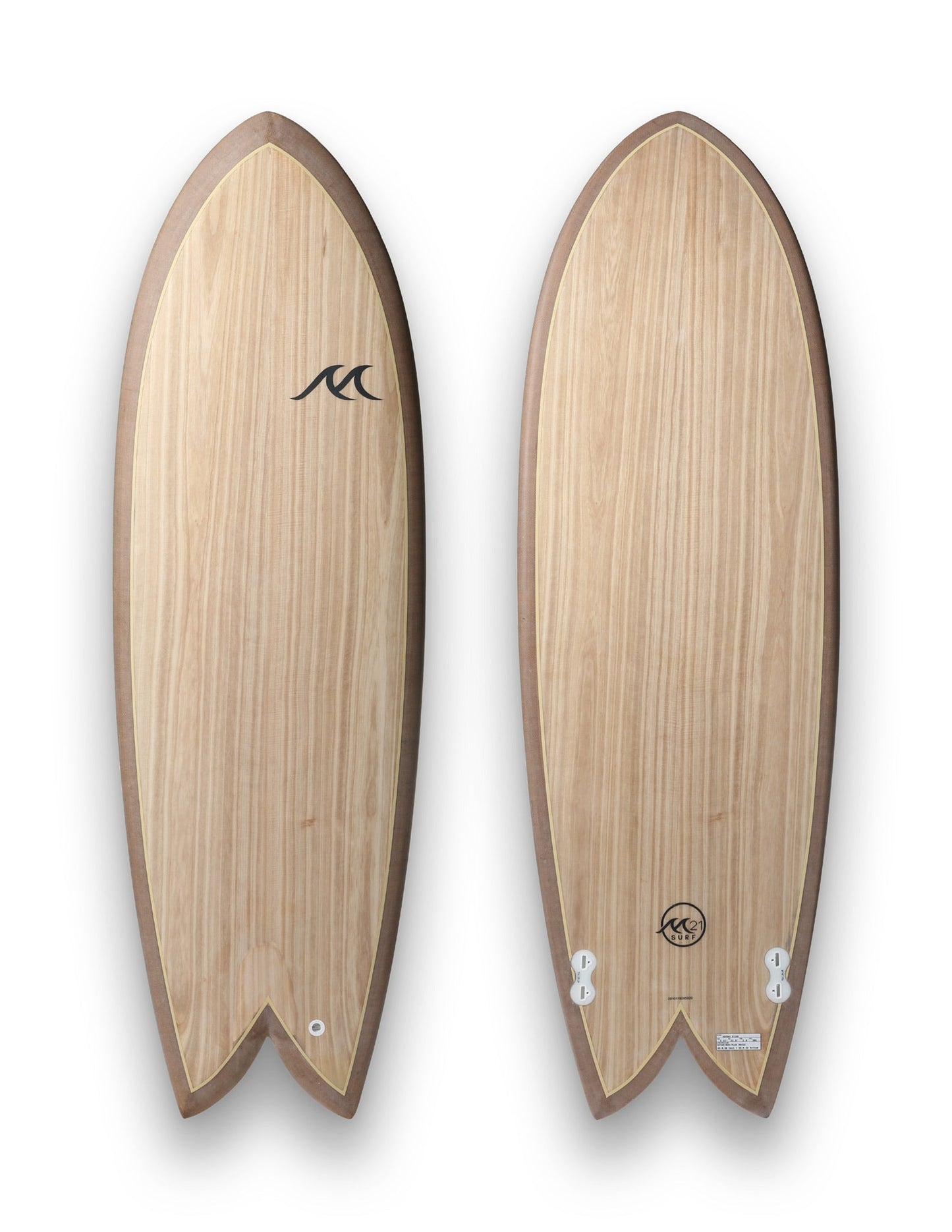 Retro Fish Twin - Wood / Flax EPS