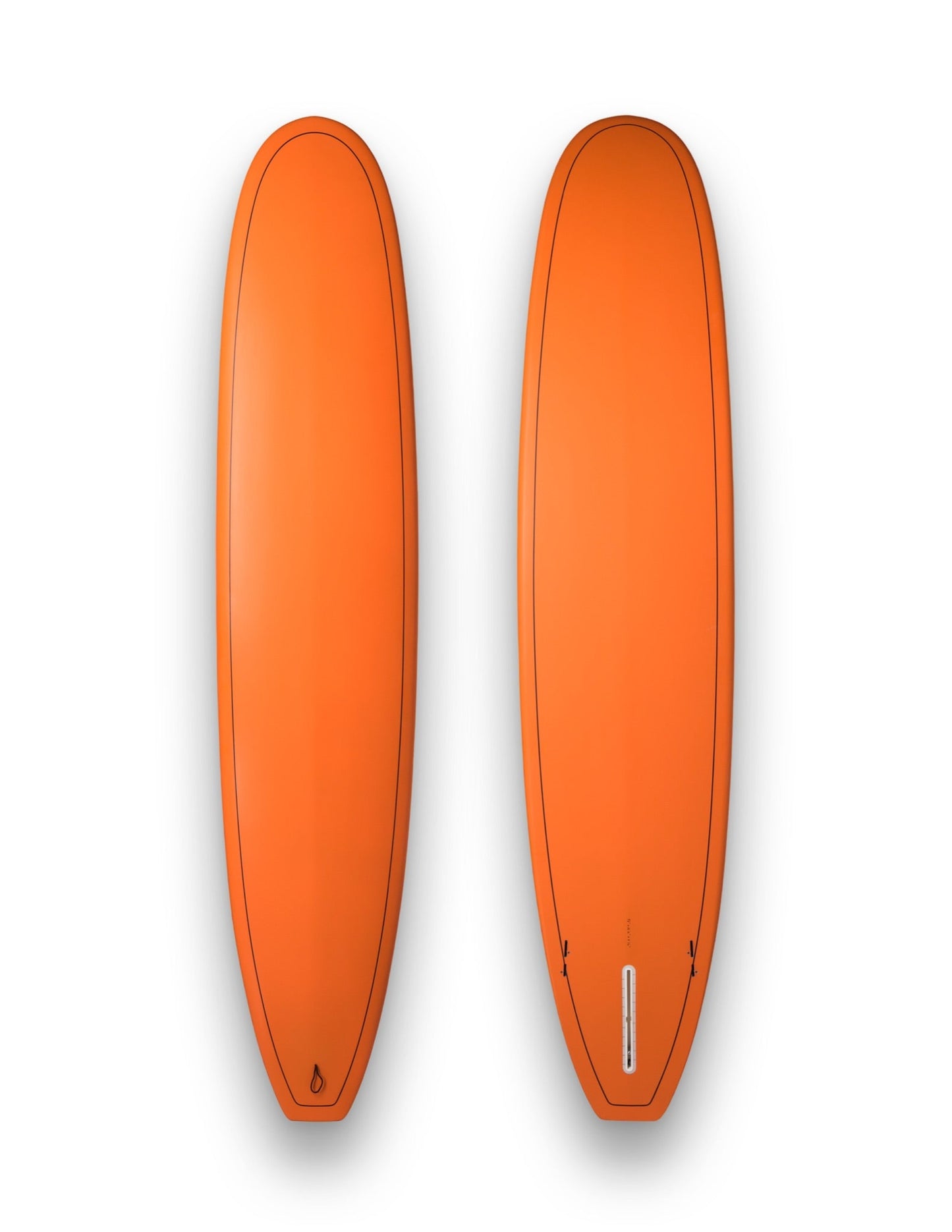 9'6" x 23" 1/2 x 3 1/4" Tangerine Orange