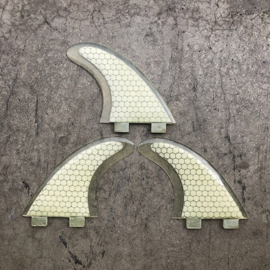 FCS1 Honeycomb Performance Glass Thruster Fins 4.44" x 4.38"