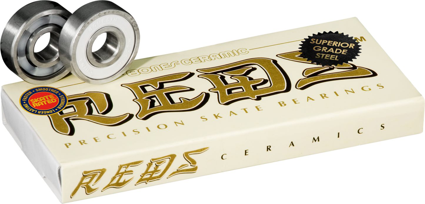 Bones Ceramic Super REDS Bearings 8pk