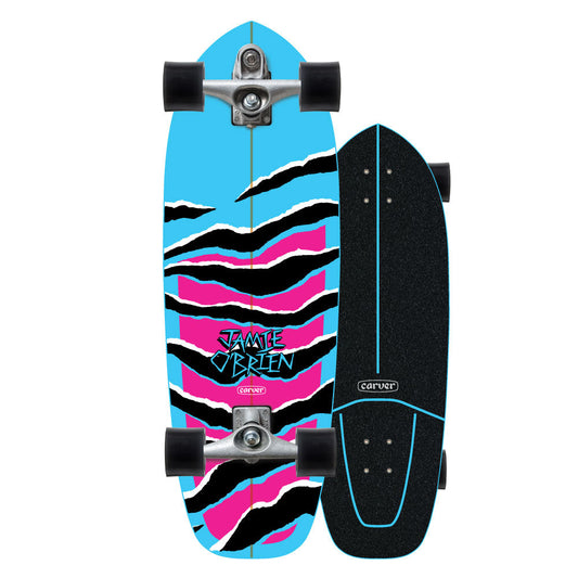 31" J.O.B BLUE TIGER SURFSKATE 2022 COMPLETE C7