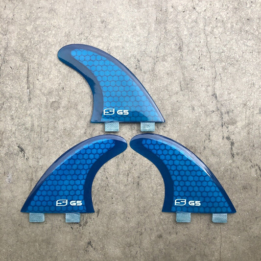 FCS1 G5 Honeycomb Performance Glass Thruster Fins 4.44" x 4.38"