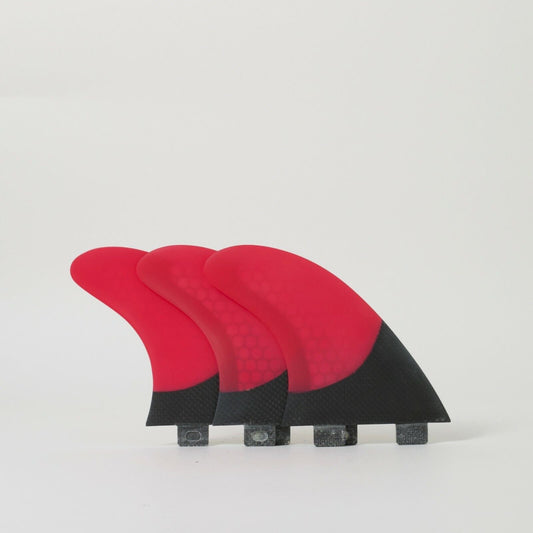 FCS1 Honeycomb Carbon Fiber Thruster Fin Set