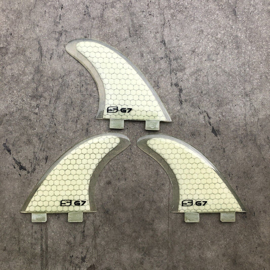 FCS1 Performance Glass G7 Thruster Fins 4.63" x 4.5"