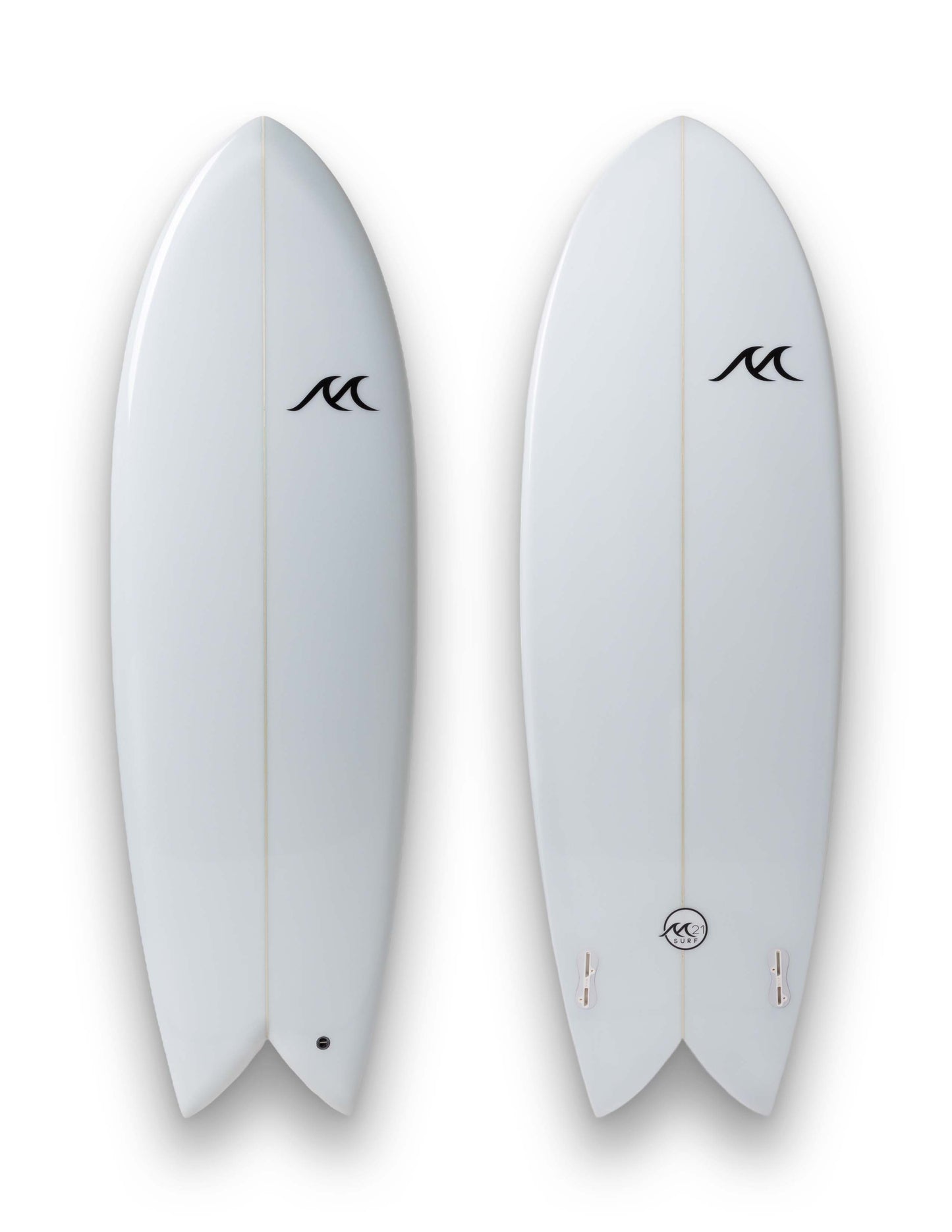 Retro Fish Twin -  Frothy White