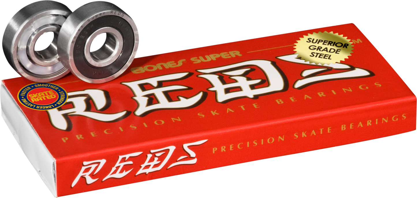 Bones Super REDS Bearings 8pk