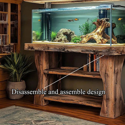 Oceanpearl Custom Wooden Aquarium Shelf – Home Decor & Gift