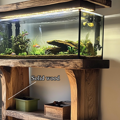 Oceanpearl Customized Solid Wood Fish Shelf – Office & Housewarming Gift